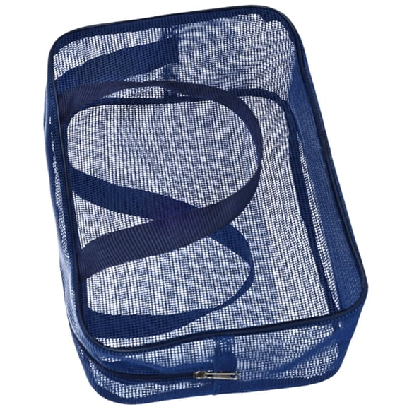 Aurgiarme Net Shower Bag for Women and Men College Dorm Room Essential and Swimming Camping Bathroom Orgnaizers Hanging Handbag