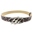 thumbnail image 1 of Aurgiarme Oval Buckle Belt for Adult Fashionable Street Waistband for Pants Animal Pattern Waiststrap Women Daily Waist Ornament, 1 of 8