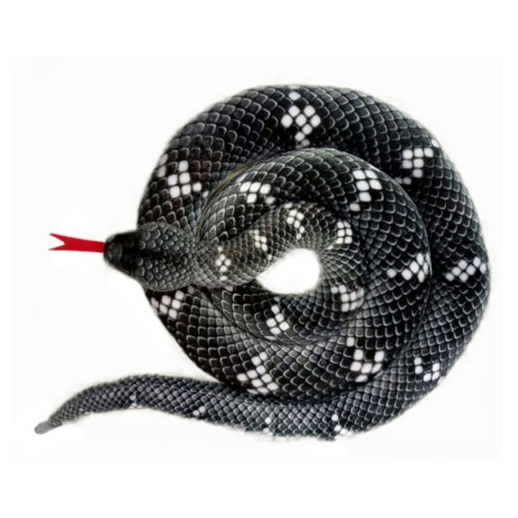 Aurgiarme Oversized Snake Prank Toy Stuffed Animals Toy for Adult Halloween Stuffed Snake Figure Toy Prank for Kids