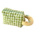 thumbnail image 1 of Aurgiarme Plaids Toiletry Bag Large Capacity Makeup Bag Quilted Cosmetic Bag Handheld Makeup Bag Skincare Organisers Wash Bag, 1 of 8