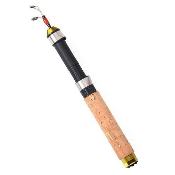 Aurgiarme Shrimp Fishing Rod, Ice Fishing Rod, Outdoor Winter Ice Fishing Rod 60cm Telescopic Small Fishing Rod, Fishing Tackles