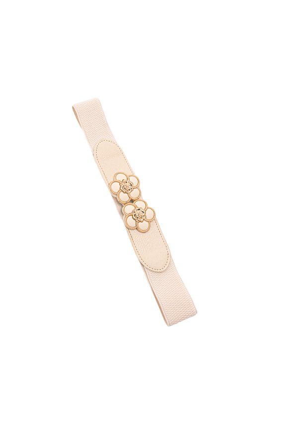 Stretch Waist Belt Chain Dancers Costume Belt for Wrap Dress Flower Chain Belt for Suit Skirt Jeans Body Jewelry