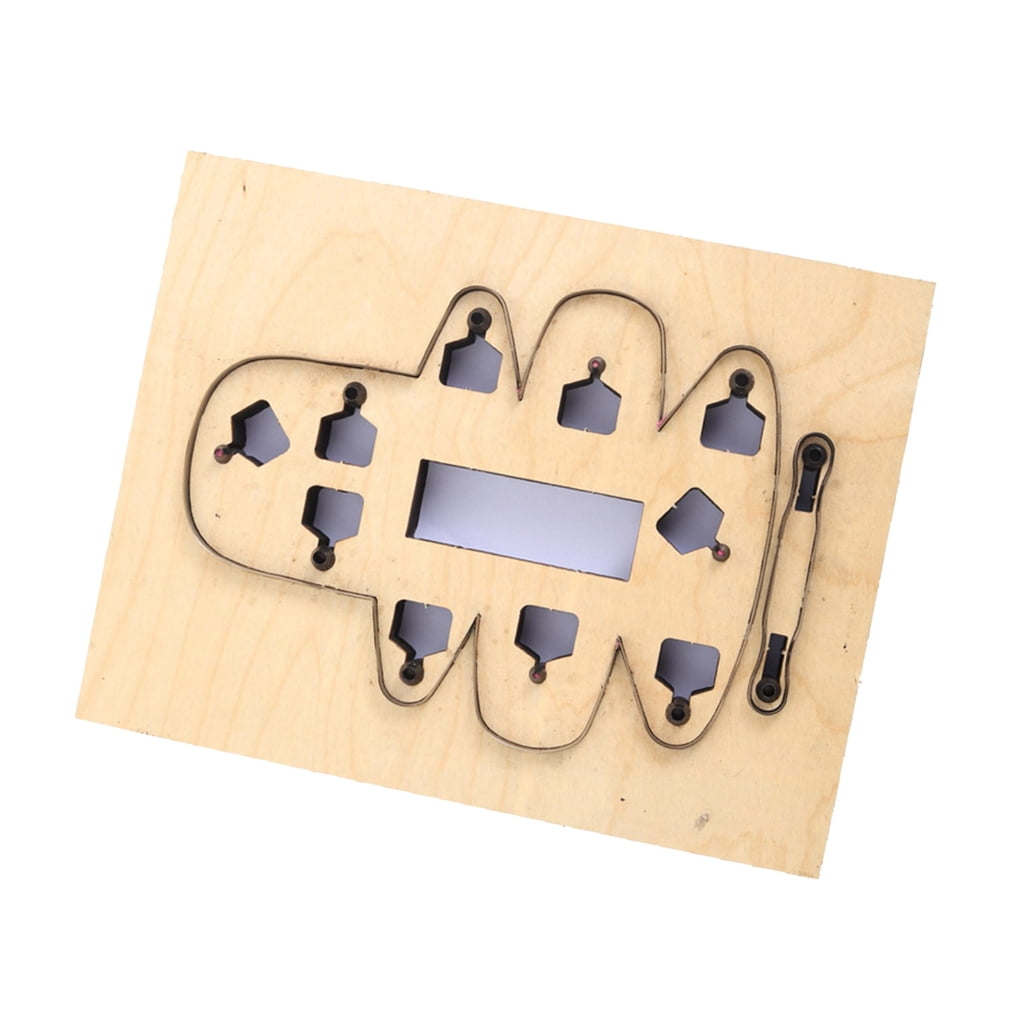 Aurgiarme Sturdy Wood Materials Leather Cutting Die for Creating Handbag Coin Holder Keychain and Without Sewing Card Bag