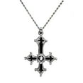 thumbnail image 1 of Aurgiarme Stylish Gothic Inverted Crucifix Necklace Alloy Pendant Neckchain Elegant Jewelry for Music Festival Attire and Parties, 1 of 8