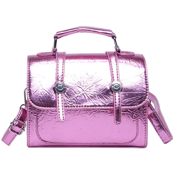 Aurgiarme Stylish Holography PU Crossbody Bag with Spacious Interior Shoulder Bags Handbag for Daily Commute and Casual Outings