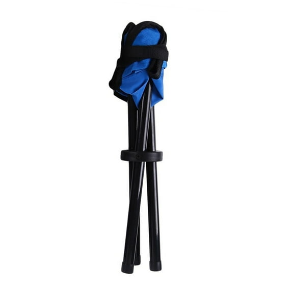 Aurgiarme Tripod Stool Portable Seat Tripod Chair for BBQ Travel Outdoor Activity Garden Use Height 12in Foldable 3 Legs Chair