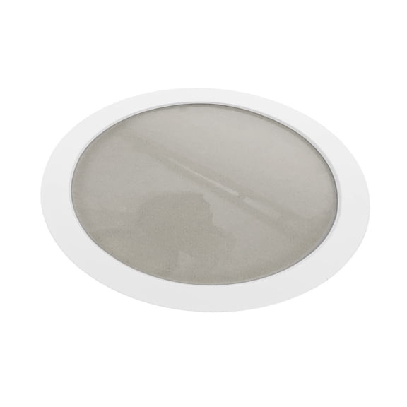 Round Photo Frame 8 Inch White Picture Frame Wall Decors for Living Room Bedroom Art Display Decoration