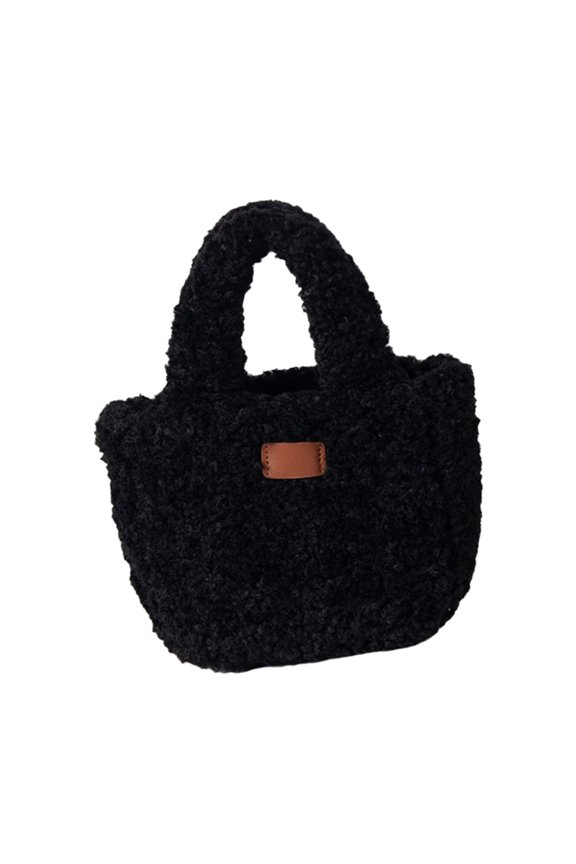 Women Bag Autumn Winter Crossbody Bag Plush Shoulder Bag Top Handle Handbag Korean Styles Messengers Bag for Daily