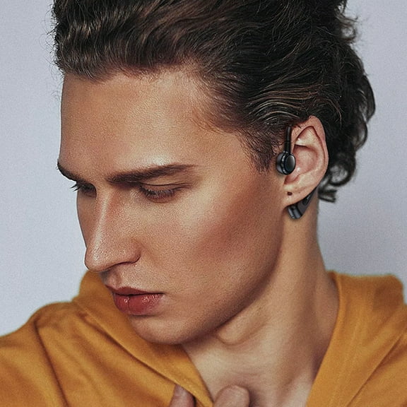 Auriculares de conducción Bon-e, auriculares abiertos deportivos inalámbricos, auriculares Bluetooth con micrófono integrado, para correr y andar en bicicleta.