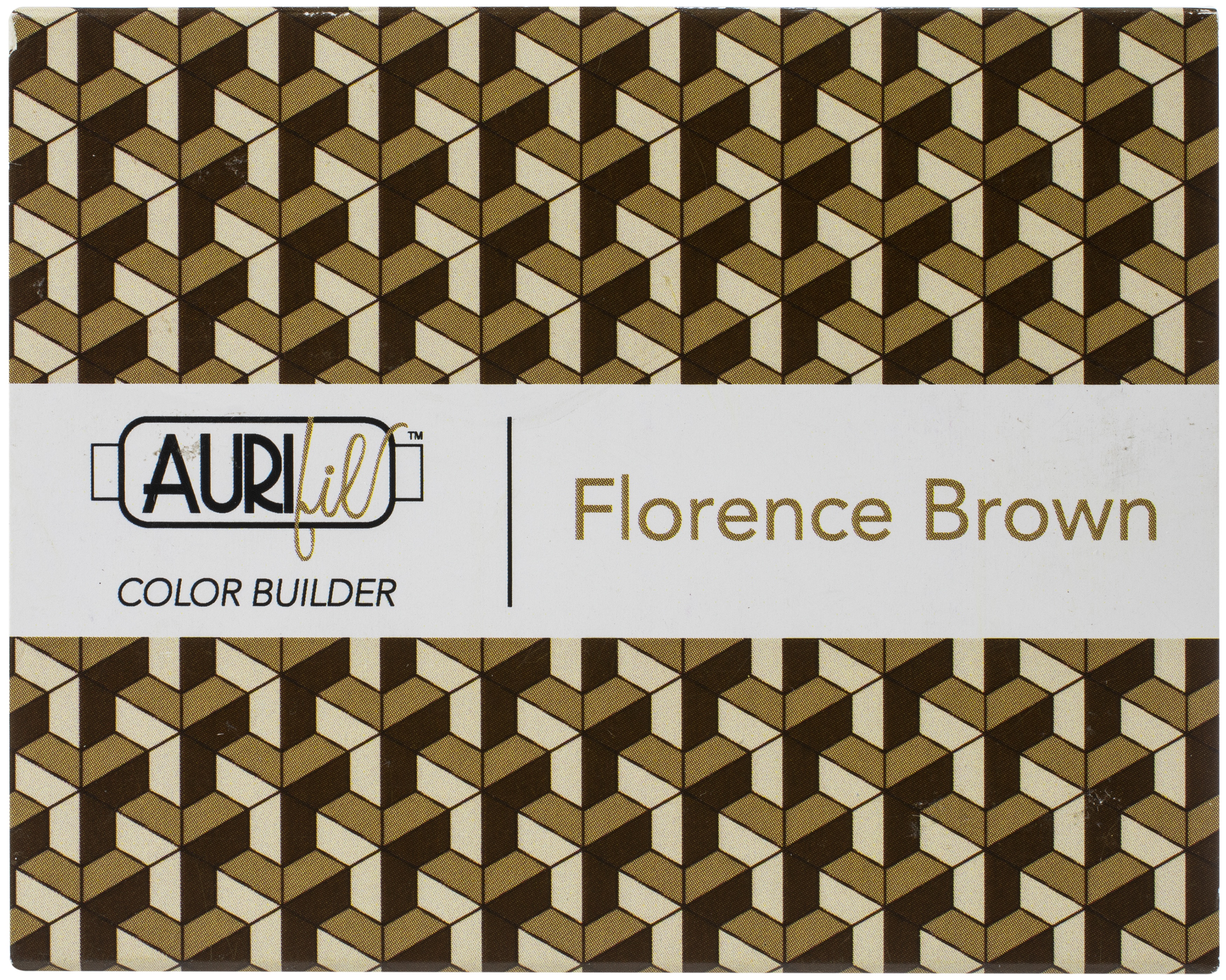 Aurifil 50wt Cotton Color Builder Thread Collection-Florence Brown