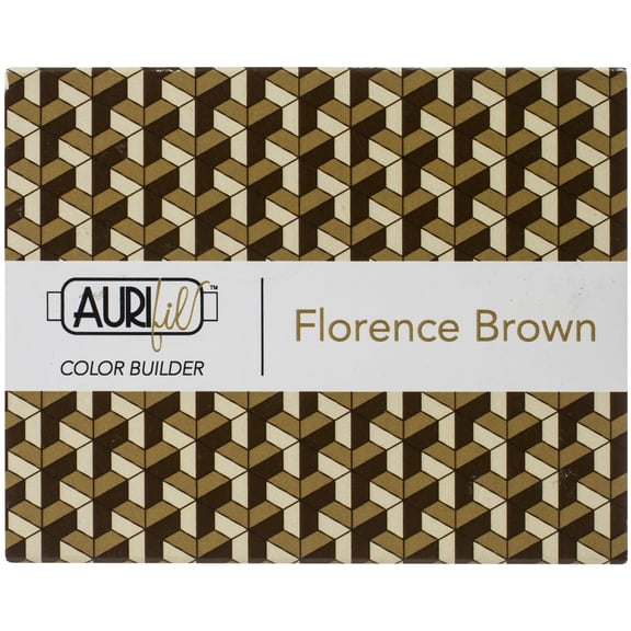 Aurifil 50wt Cotton Color Builder Thread Collection-Florence Brown