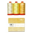 thumbnail image 1 of Aurifil 50wt Cotton Color Builder Thread Collection-Golden Trumpet, 1 of 4