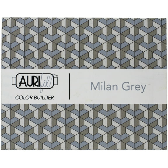 Aurifil 50wt Cotton Color Builder Thread Collection-Milan Grey