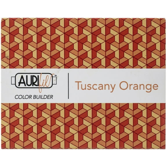 Aurifil 50wt Cotton Color Builder Thread Collection-Tuscany Orange