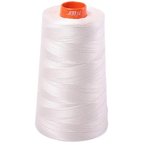 Aurifil 2000 - Light Sand - Mako 50 Wt 100% Cotton Thread, 6,452 Yard Cone
