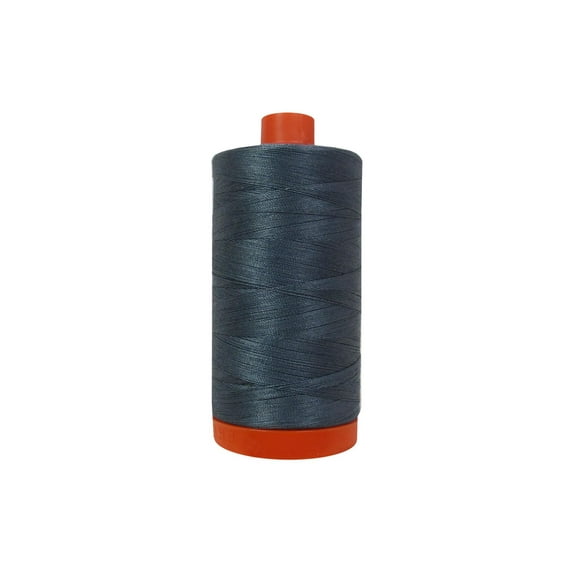 Aurifil Cotton Thread Mako 50wt 1300m Dark Grey