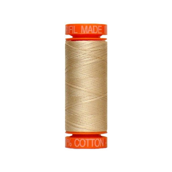Aurifil 50wt Cotton Small Spool Thread-Light Sand