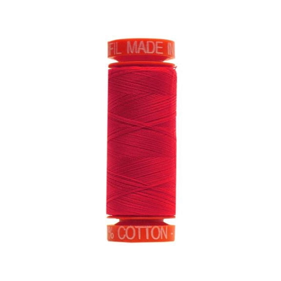 Aurifil 50wt Cotton Small Spool Thread-Red