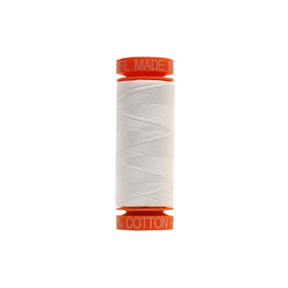 Aurifil 50wt Cotton Small Spool Thread-White