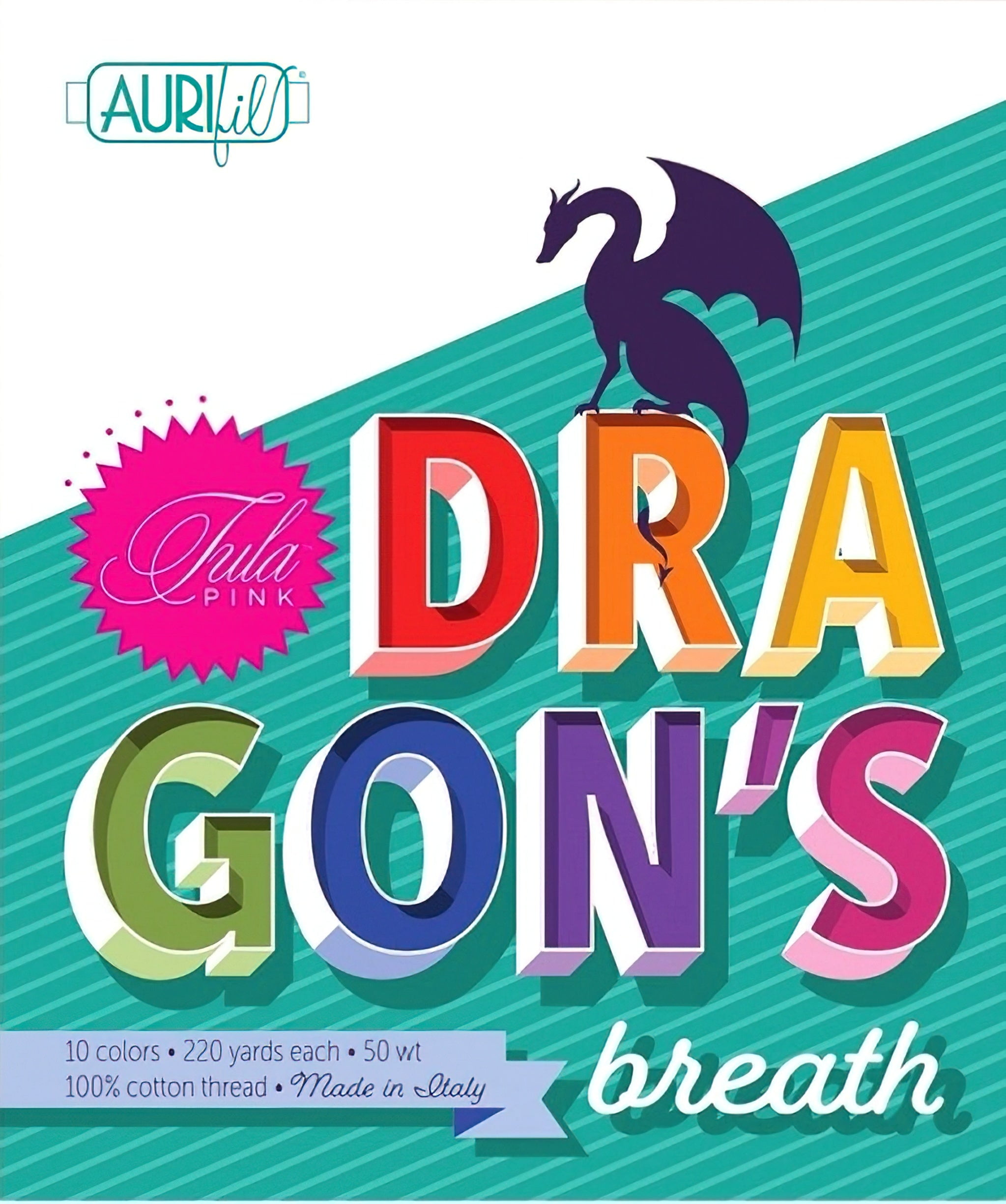 Aurifil Designer Thread Collection-Dragon's Breath By Tula Pink