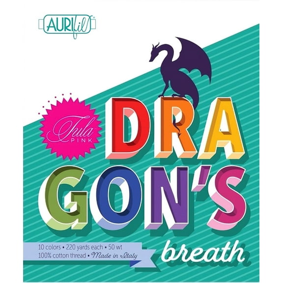 Aurifil Designer Thread Collection-Dragon's Breath By Tula Pink