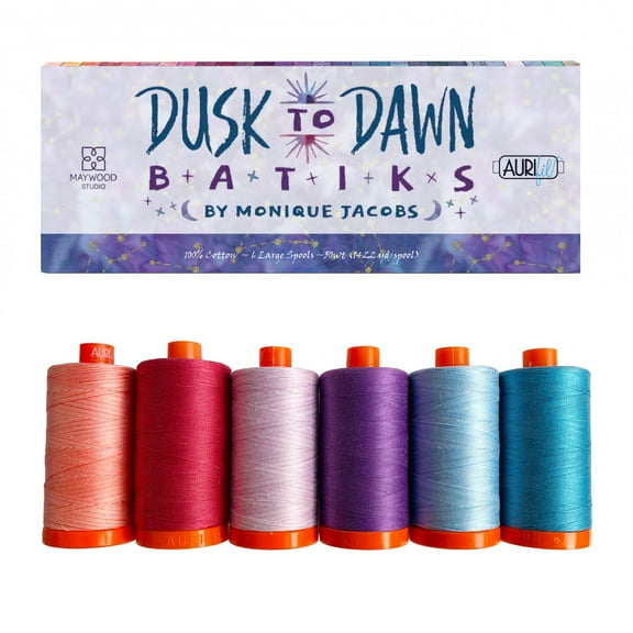 Aurifil Designer Thread Collection-Dusk To Dawn By Monique Jacobs