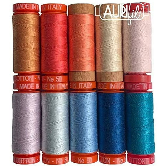 Aurifil Designer Thread Collection-Folkdance by The Thread House