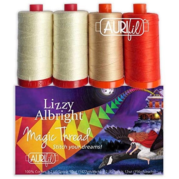 Aurifil Designer Thread Collection-Lizzy Albright by Ricky Tims