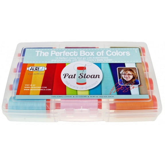 Aurifil Designer Thread Collection-The Perfect Box Of Colors By Pat Sloan