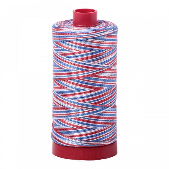 Aurifil Mako 12wt Egyptian Cotton Thread - Liberty Variegated (#3852)