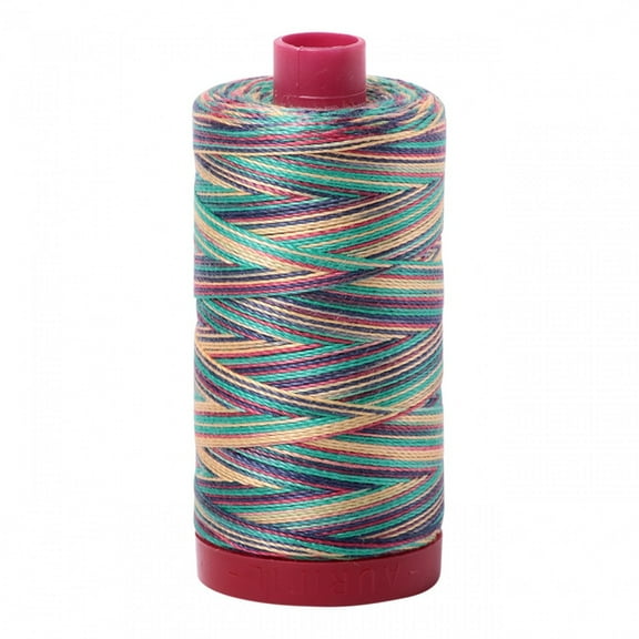 Aurifil Mako 12wt Egyptian Cotton Thread - Marrakesh Variegated (#3817)