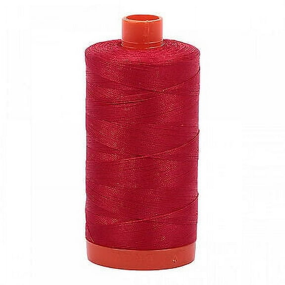 Aurifil Mako Cotton Thread 50 Weight 1422 Yard Spool Color 2250 Red