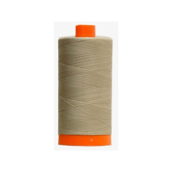 Aurifil Mako Cotton Thread 50 Weight 1422 Yard Spool Color 2324 Stone