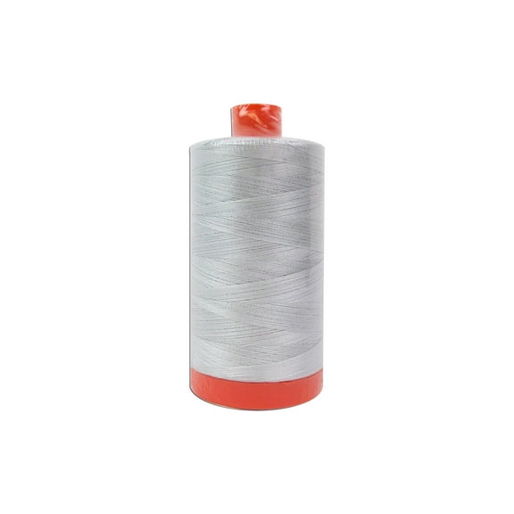 Aurifil Mako Cotton Thread 50 Weight 1422 Yard Spool Color 2615 Aluminum