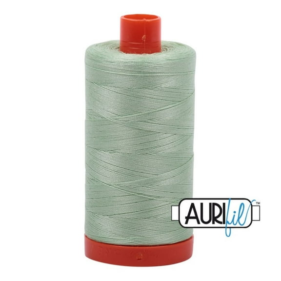 Aurifil Mako Cotton Thread Pale Green 2880 50Wt 1422 Yd