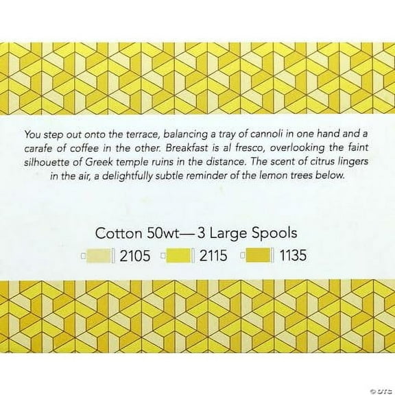 Aurifil Thread CB SicilyYellow 3pc, None