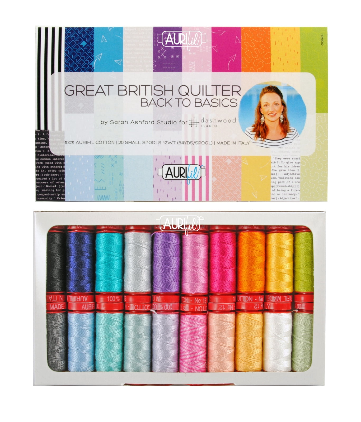 Aurifil Thread Set - Great British Quilter - Back To Basics