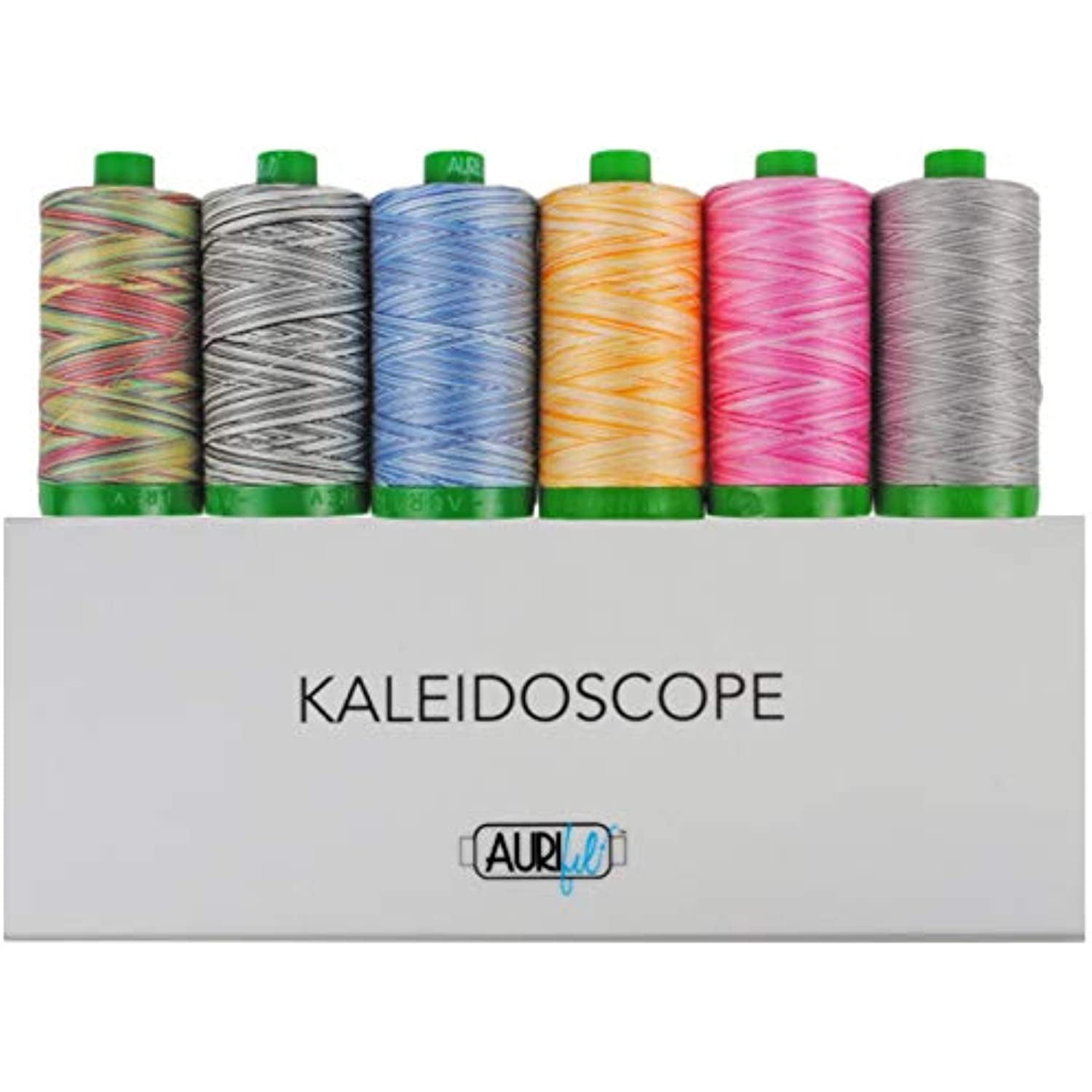 Aurifil - Kaleidoscope Thread Collection 40wt 6 Large Spools
