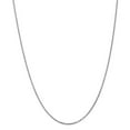 thumbnail image 1 of Auriga 10K White Gold 1.25 mm Box Chain Necklace for Women 16", 1 of 6