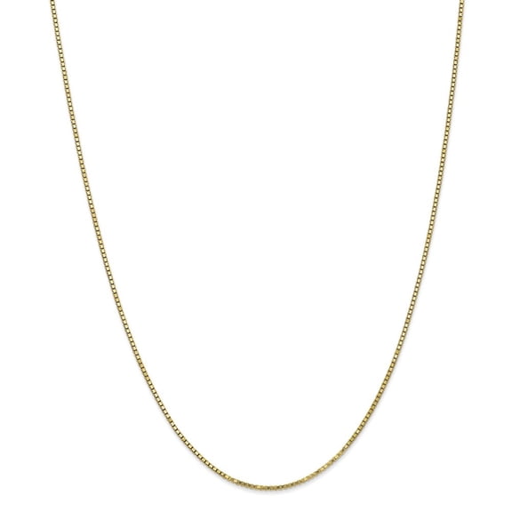 Auriga 10K Yellow Gold 1.3 mm Box Chain Necklace for Women 16"