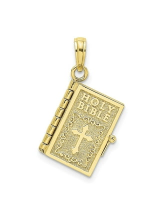 Gold Bible Charm