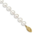thumbnail image 1 of Auriga 10K Yellow Gold 6-7 mm White Near Round Freshwater Cultured Pearl Necklace for Women 28", 1 of 4