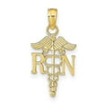 thumbnail image 1 of Auriga Fine Jewelry 10K Yellow Gold Rn & Caduceus Pendant for Women (L-22.5 mm,W-10.5 mm), 1 of 6
