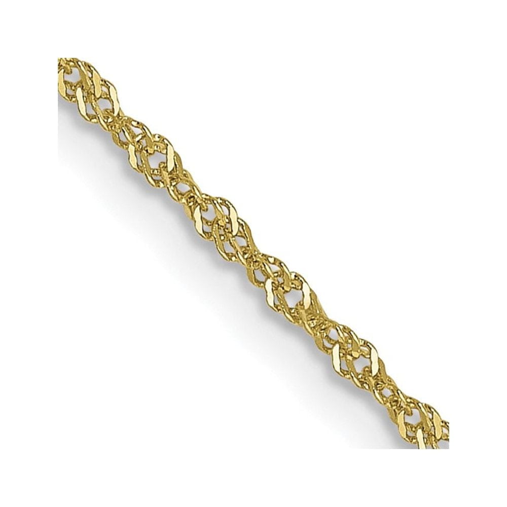 10k Yellow Gold Singapore Chain (1.80 mm) main image 1