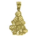 thumbnail image 1 of Auriga 10k Yellow Gold Nugget Charm Pendant for Men, 1 of 3