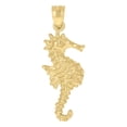 thumbnail image 1 of Auriga 10k Yellow Gold Seahorse Animal Charm Pendant for Women, 1 of 3