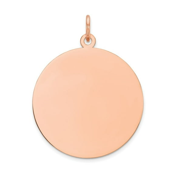 Auriga Fine Jewelry 14K Rose Gold Round Disc Charm for Women