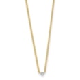 thumbnail image 1 of Auriga Fine Jewelry 14K Two-tone Gold Diamond Curb Chain Necklace for Women 16", 1 of 4