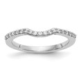 thumbnail image 1 of Auriga 14K White Gold Lab Grown Diamond Band for Women Size 7 (0.25ct, Color- D-E, Clarity- VS/SI), 1 of 6