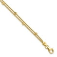 thumbnail image 1 of Auriga 14K Yellow Gold 2 Strand Bracelet 7.5 inch for Women, 1 of 6